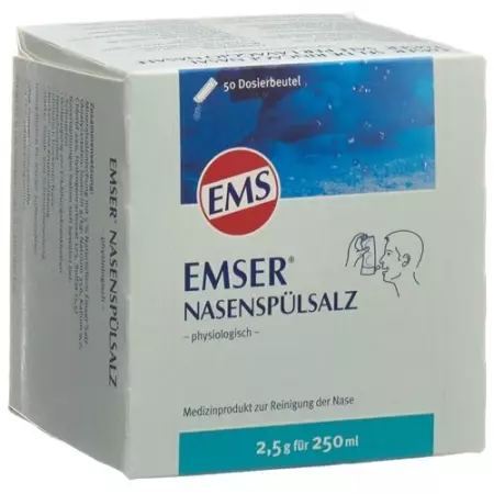 Сіль Emser для полоскання носа 50 пакетиків 2,5 гр