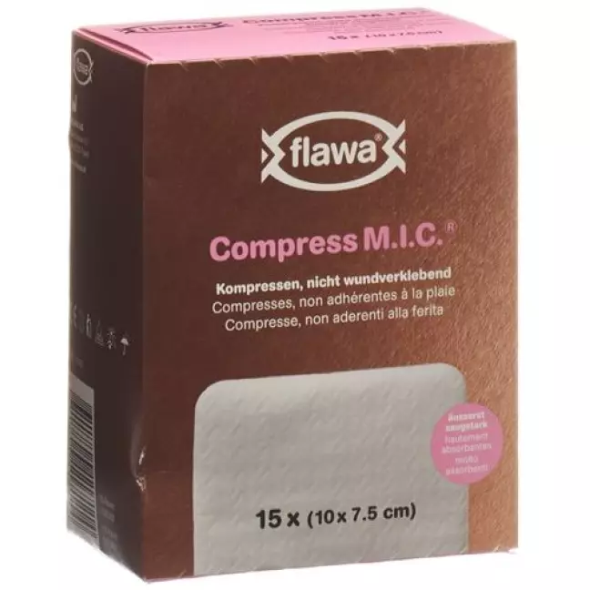 Компреси Flawa MIC 7,5х10см нестерильні 10 шт