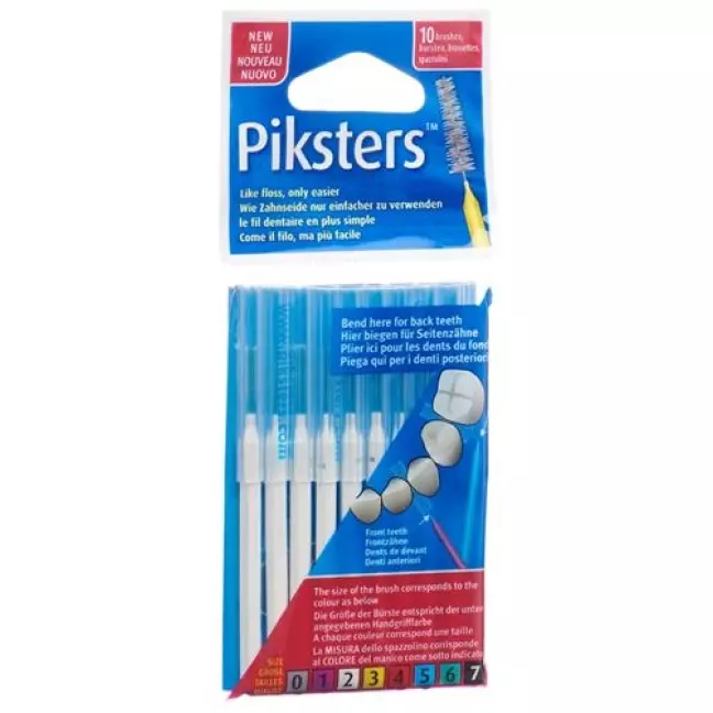 Міжзубні щітки Piksters 2 10 шт Міжзубні щітки Piksters 2 10 шт