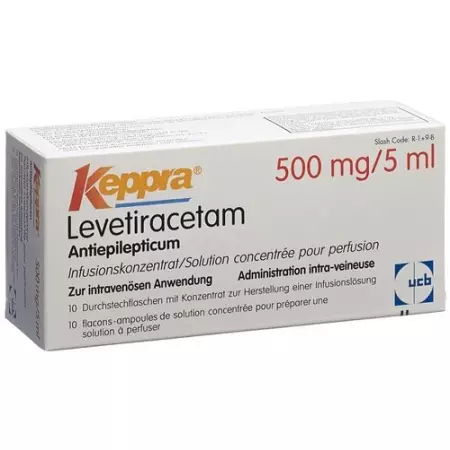 Keppra Inf Konz 500 мг/5 мл 10 д. 5 мл Keppra Inf Konz 500 мг/5 мл 10 д. 5 мл