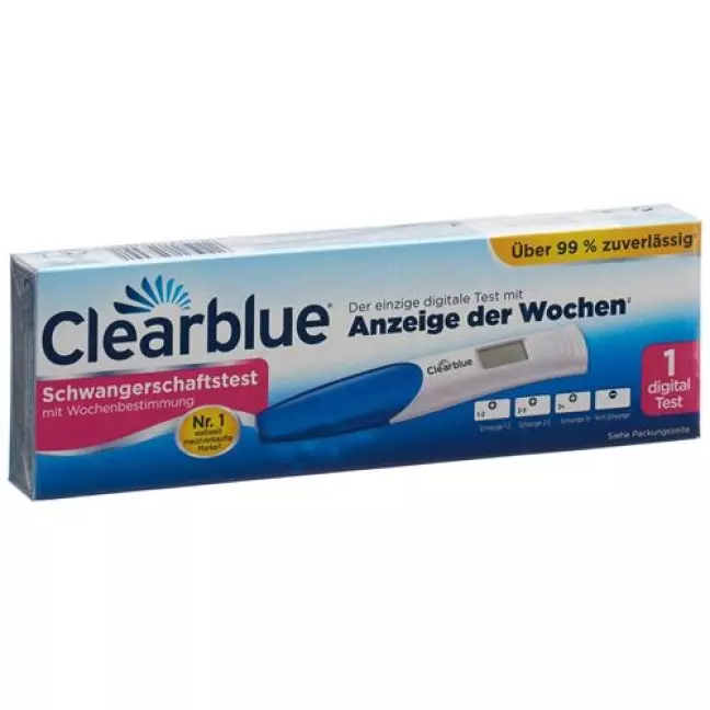Щотижневе визначення тесту на вагітність Clearblue
