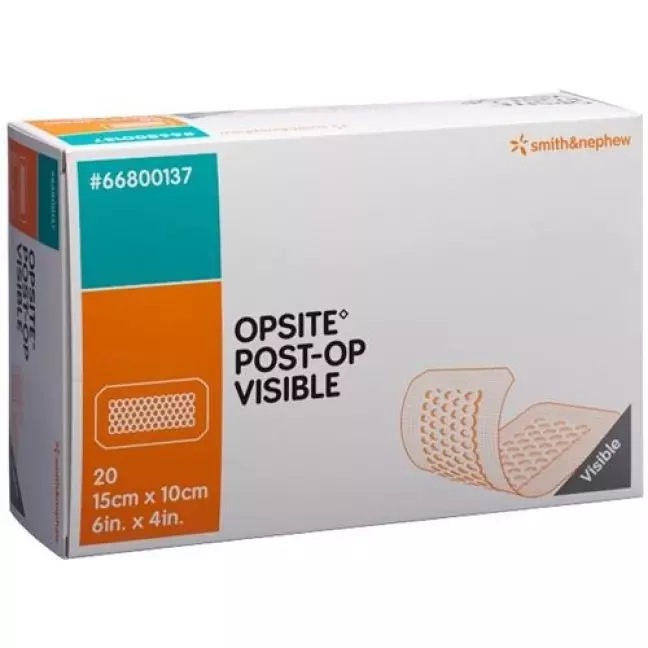 OPSITE POST OP VISIBLE прозора ранова пов&#39;язка 15х10см 20 шт