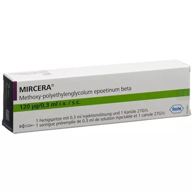 Mircera Inj Lös 120 мкг/0,3 мл Fertspr