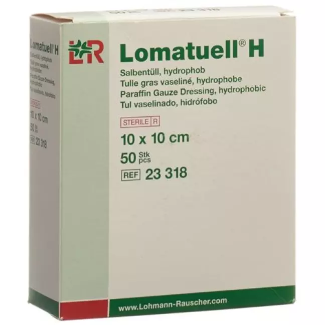 Lomatuell H мазь тюль 10х10см стерильний 50 шт