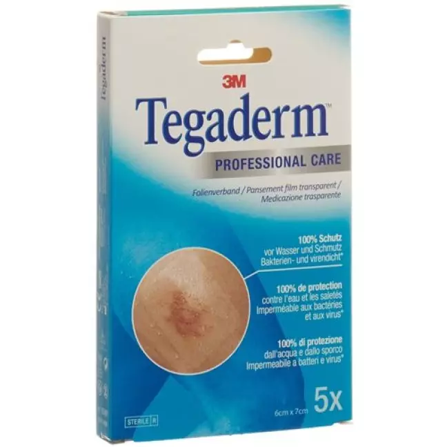 3M Tegaderm Transparentverband 6x7см 5 штук 3M Tegaderm Transparentverband 6x7см 5 штук