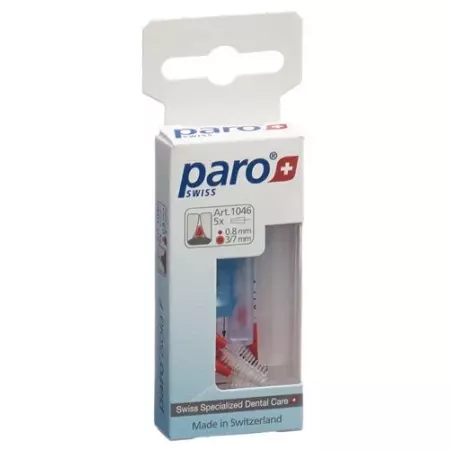 PARO ISOLA F 3/7 мм тонкий червоний конічний 5 шт
