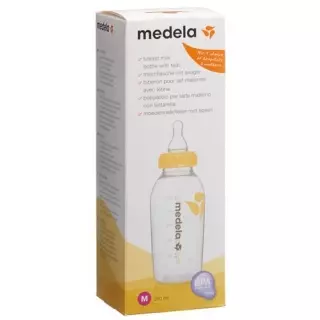 Пляшечка для молока Medela 250 мл з соскою M (4-6 місяців)