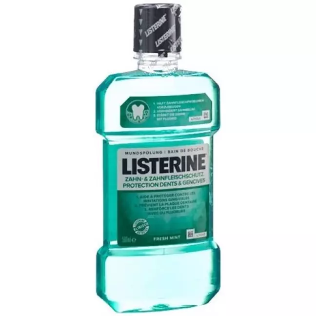 Ополіскувач для порожнини рота Listerine захист зубів і ясен 500 мл