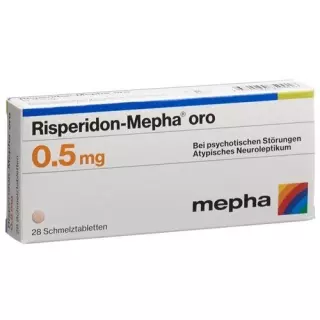 Рисперидон-Мефа оро розплавлені таблетки 0,5 мг 28 шт
