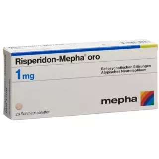 Рисперидон Мефа Оро 1 мг 28 ородиспергируемых таблеток