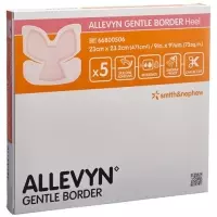 Allevyn Gentle Border Heel 23x23.2см 5 шт