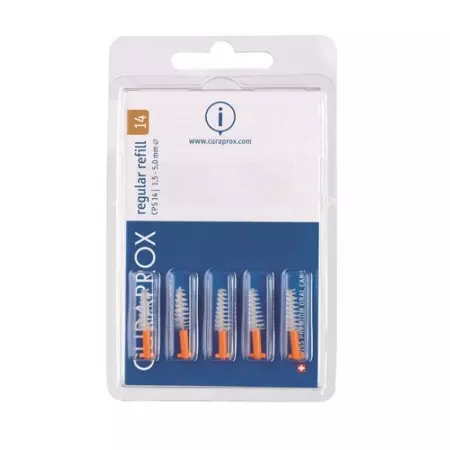 Curaprox CPS 14 Regular міжзубна щітка помаранчева 5 шт Curaprox CPS 14 Regular міжзубна щітка помаранчева 5 шт