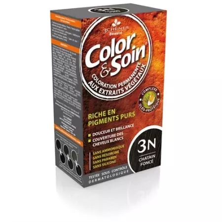 Color & Soin Coloration 3N châtain foncé 135 мл