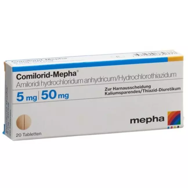Комилорид-Мефа таблетки 5/50 20 шт