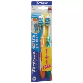 Зубна щітка Trisa Extra Duo soft