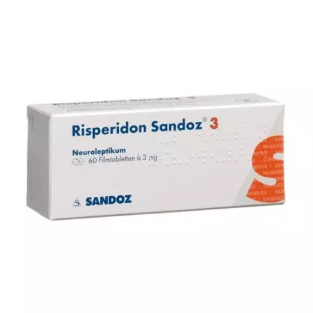 Risperidone Sandoz Filmtable 3 мг 60 шт Risperidone Sandoz Filmtable 3 мг 60 шт