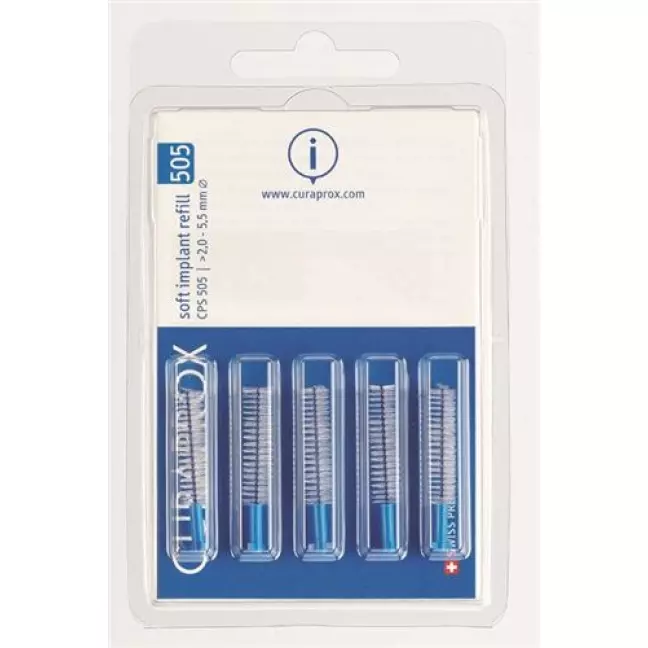 Curaprox CPS 505 Soft Implant Interdental Brush синій 5 шт