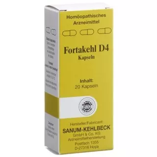Фортакель капсули D 4 тритурація 20 шт