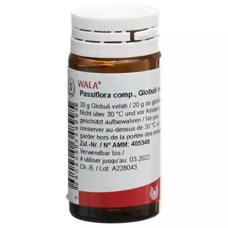 Wala Passiflora Comp шарики бутылка 20г Wala Passiflora Comp шарики бутылка 20г