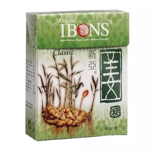 Цукерки IBONS Ginger Candy Original Box 60 г