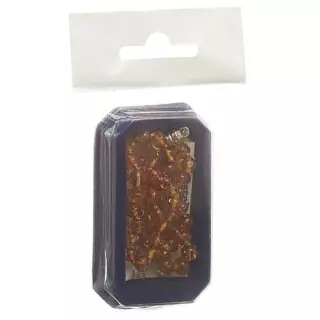 Бурштинове намисто Amberstyle коньячне світле 36см з магнітною застібкою