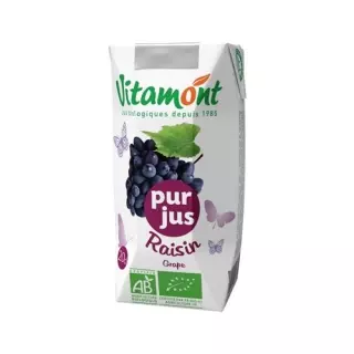 Vitamont виноградний сік червоний чистий фруктовий сік 6 х 200 мл