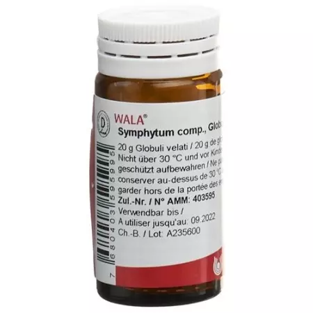 Wala Symphytum Comp шарики бутылка 20г Wala Symphytum Comp шарики бутылка 20г
