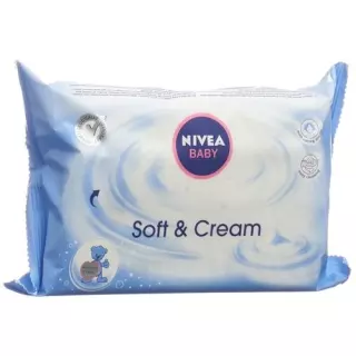 Серветки Nivea Baby Soft &amp; Cream запасний 63 шт