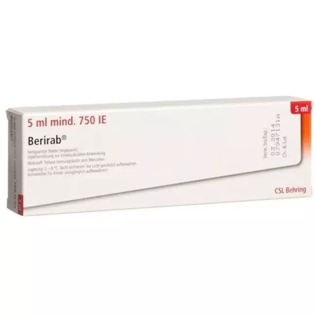 Berirab Inj Lös 750 МО/5 мл Fertspr 5 мл
