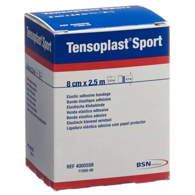 Еластична стрічка TENSOPLAST SPORT 8смх2,5м