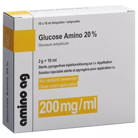 Glucose Amino Inj Lös 20% 10 мл ампули 10 шт.