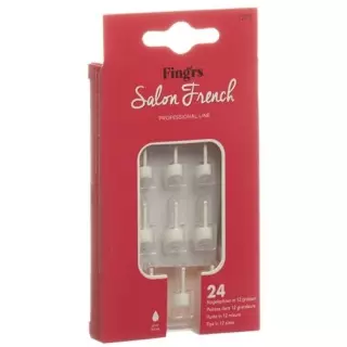 FINGRS Nail Tips Salon French 24 шт