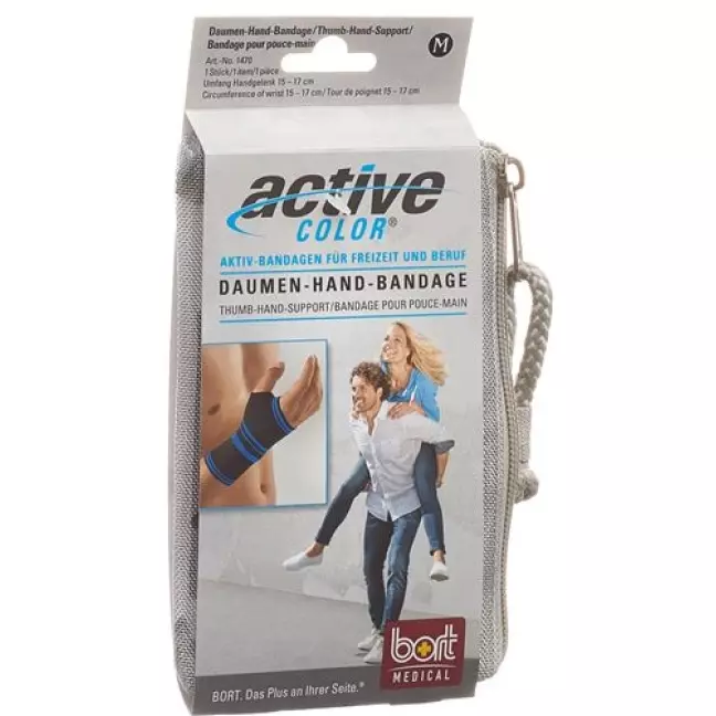 Пов'язка для великого пальця руки ActiveColor XL чорна Пов'язка для великого пальця руки ActiveColor XL чорна