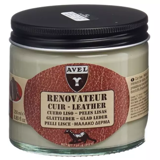 Безбарвний горщик Avel Leather refresher cream 250 мл