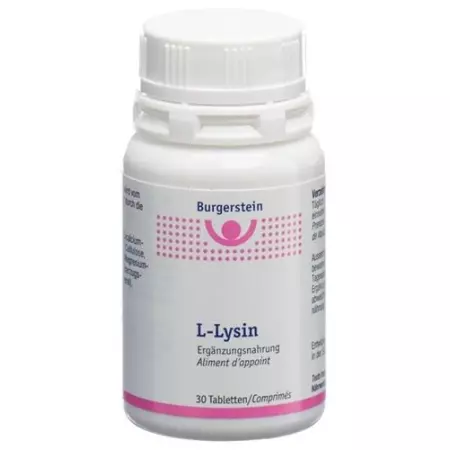 Burgerstein L-Lysine Tablets Ds 30 шт Burgerstein L-Lysine Tablets Ds 30 шт