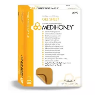 Medihoney Антибактеріальна гелева пов'язка 798 5х5 см 10 шт.