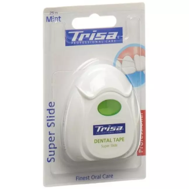 Trisa Super Tape Zahnseide 25m Mint Fluor