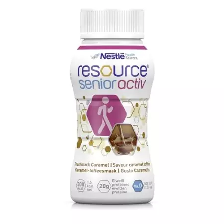 Resource SeniorActiv Caramel Toffee 4 пляшки 200 мл Resource SeniorActiv Caramel Toffee 4 пляшки 200 мл