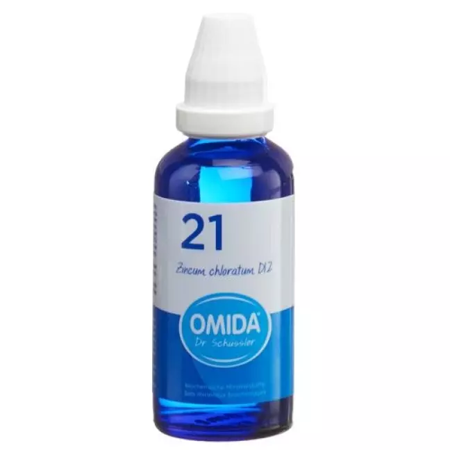Omida Schussler No21 Zinc Chlor Dil D 12 50мл Omida Schussler No21 Zinc Chlor Dil D 12 50мл