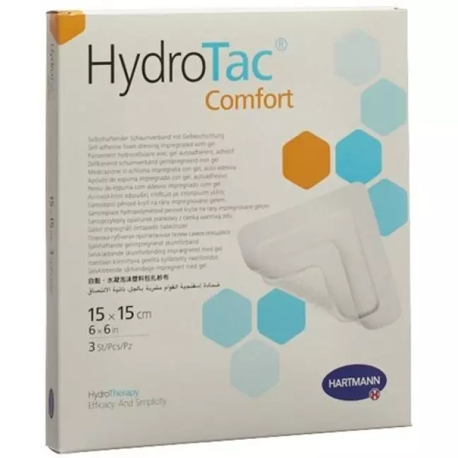 Пов'язка HydroTac Comfort 15х15см стерильна 3 шт Пов'язка HydroTac Comfort 15х15см стерильна 3 шт