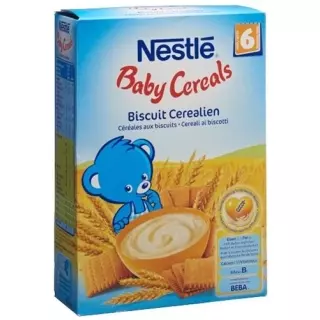 Печиво Nestlé Baby пластівці 6 місяців 450 г