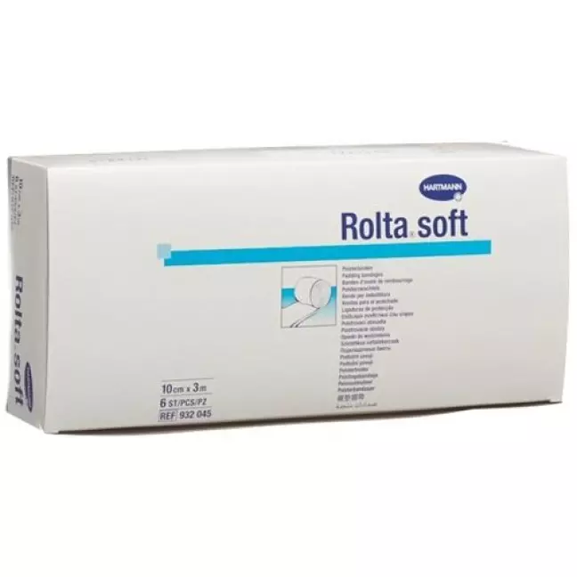 БИНТ ВАТНИЙ М'ЯКИЙ ROLTA 10CMX3M СИНТЕТИЧ БИНТ ВАТНИЙ М'ЯКИЙ ROLTA 10CMX3M СИНТЕТИЧ