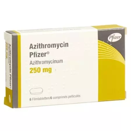 Азитроміцин Pfizer Filmtable 250 мг 6 шт