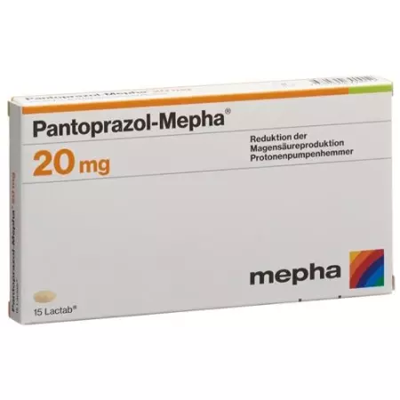 Пантопразол-Мефа Лактаб 20 мг 30 шт