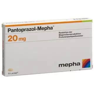 Пантопразол-Мефа Лактаб 20 мг 120 шт