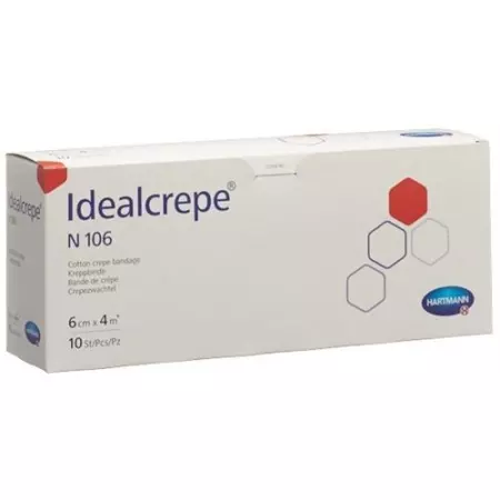 Бинти IVF Idealcrepe 4мх6см 10 шт
