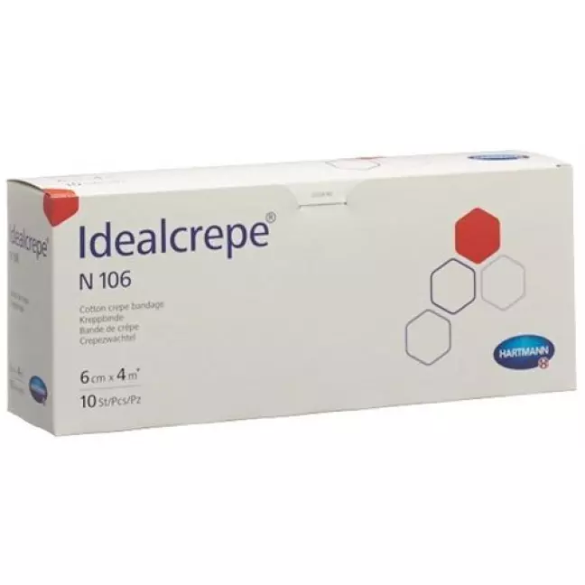 Бинти IVF Idealcrepe 4мх6см 10 шт