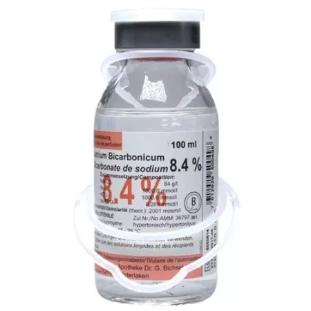 Natrum Bicarbonicum Bichsel 8,4% без столових приборів фл. 100 мл
