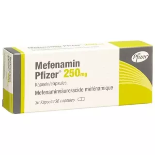 Мефенамін Pfizer капсули 250 мг 36 шт
