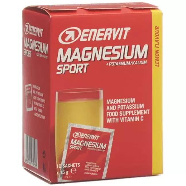 Enervit Plv Магній Калій 10 пакетиків 15 г Enervit Plv Магній Калій 10 пакетиків 15 г